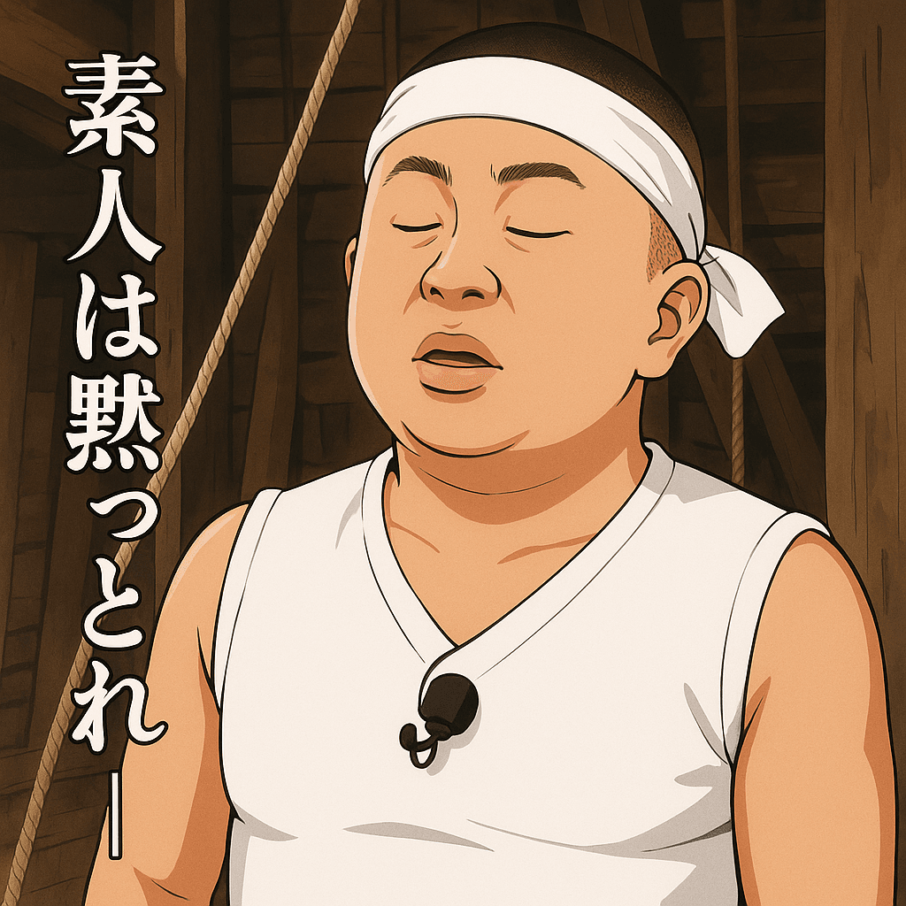 素人は黙っとれ（松尾）